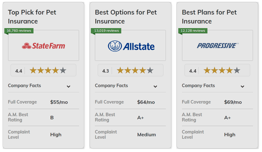 Best Pet Insurers in the U.S.